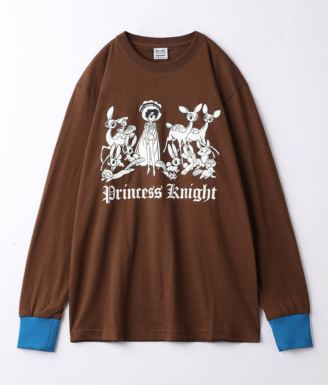 NONTOKYO〉PRINT LONG T-SHIRT (princess knight C)（BROWN）│QUI STORE