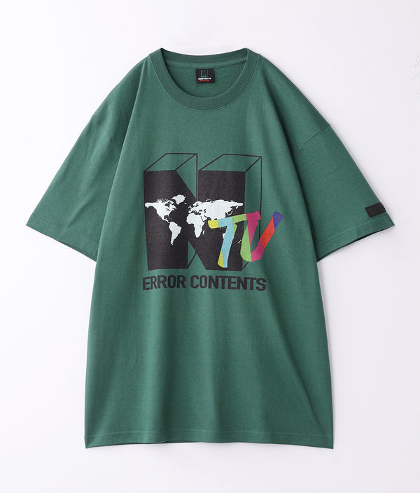 〈NONTOKYO〉PRINT T-SHIRT(N TV) / プリントTシャツ(N TV)（GREEN）