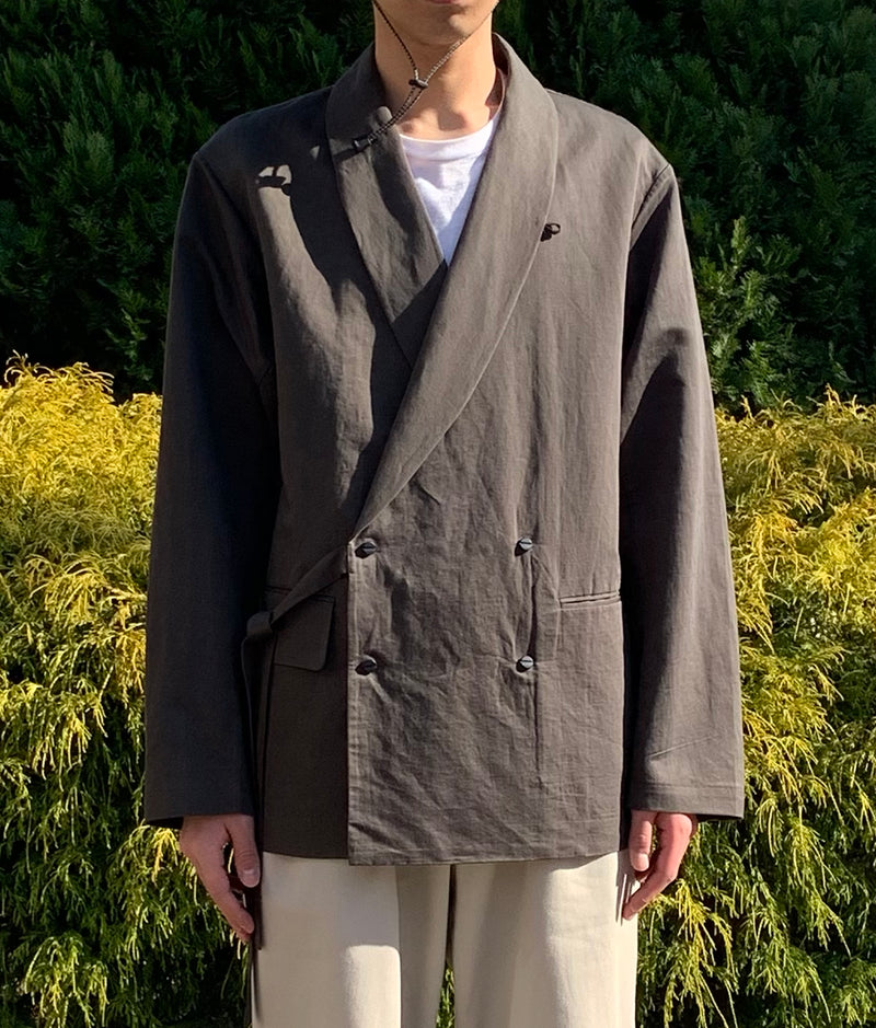 〈meanswhile〉DUALITY CLOTH WORKING OUTFIT “SAMUE” / ドゥーアリティクロスワーキングアウトフィットサムエ（CHARCOAL）