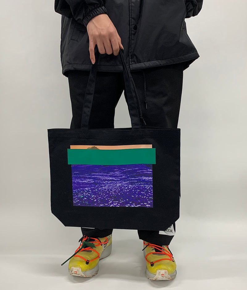 〈RefLite x NFFN〉NONTOKYO GRAFFITI TOTE BAG / ノントーキョー グラフィティー トートバッグ （LANDSCAPE）