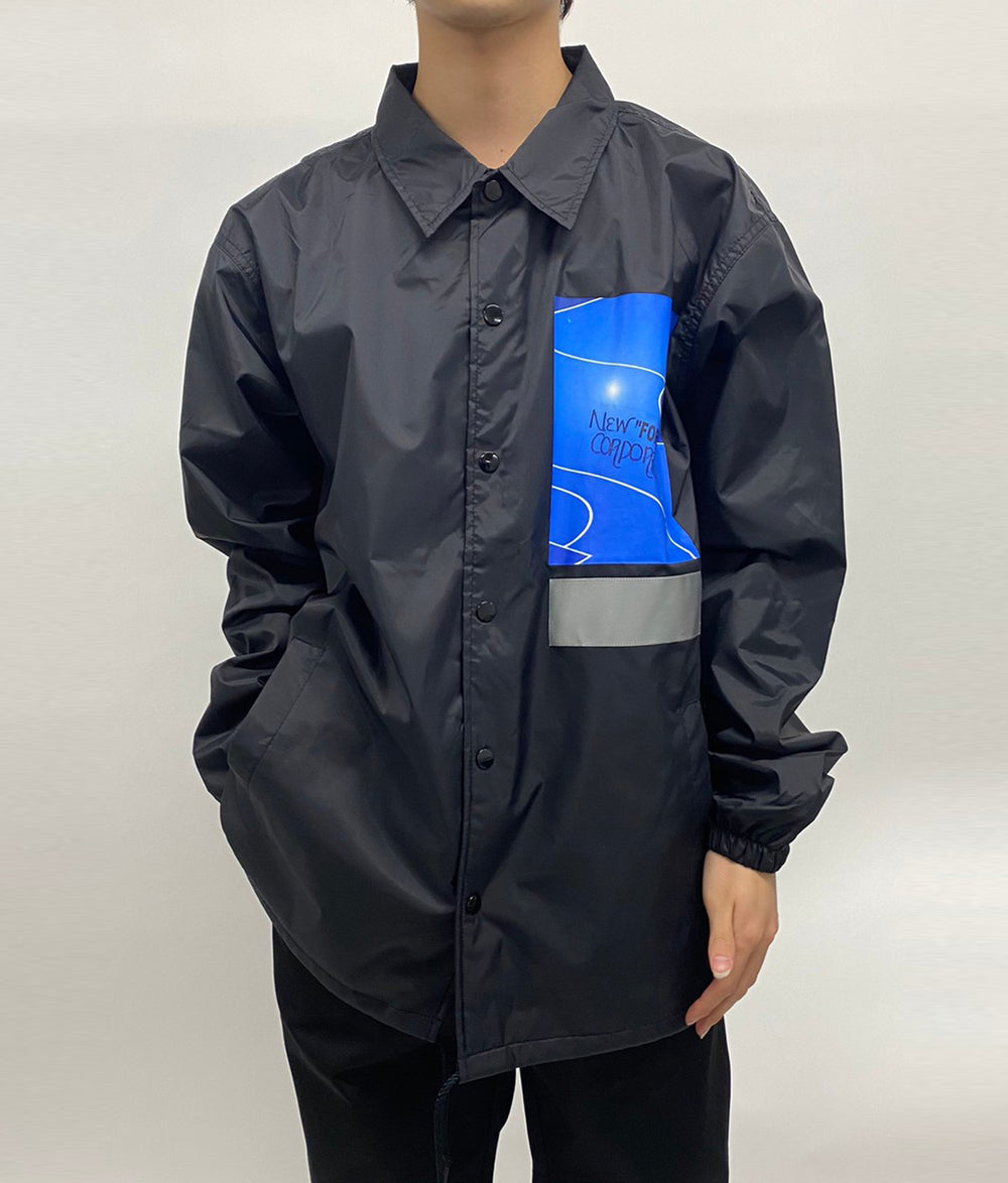RefLite x NFFN〉GRAFFITI COACH JACKET（BLACK）│QUI STORE