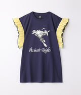 〈NONTOKYO〉PLEATS FRILL C/S (princess knight.A) / プリーツフリルカットソー (リボンの騎士A)
（NAVY）
