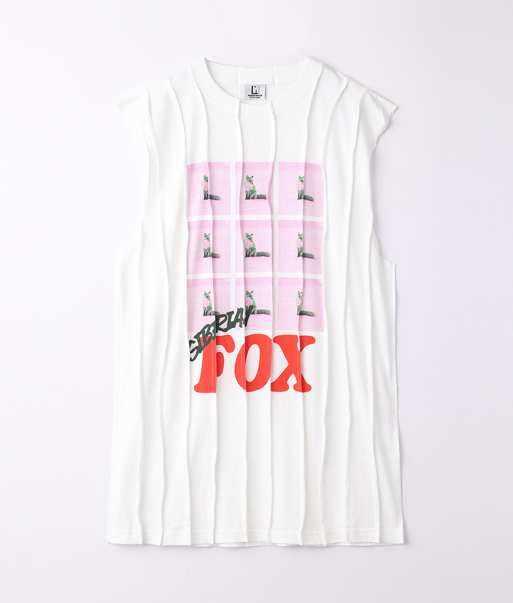 NONTOKYO〉PINTUCK T-SHIRT (FOX) / ピンタックTシャツ