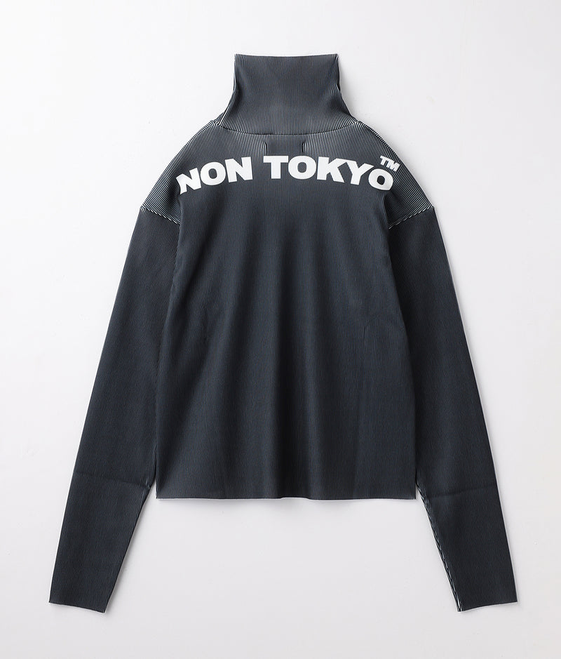 〈NONTOKYO〉RIB HI-NECK TOP / リブハイネックトップ（DOG）