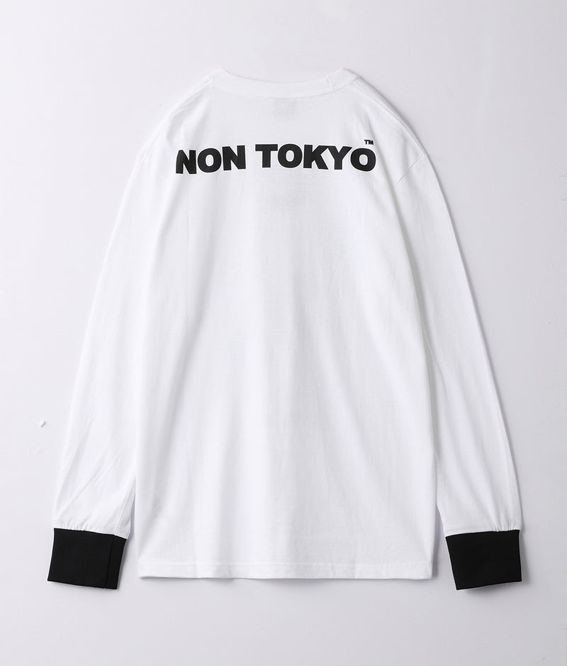 〈NONTOKYO〉PRINT LONG T-SHIRT (princess knight B) / プリントロンT (リボンの騎士B )（WHITE）