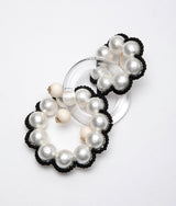 〈lilibySERI〉FUCHIDORI PIERCE & EARRINGS No,1/フチドリピアス&イヤリング（MULTI）