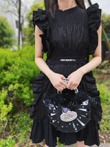 〈old honey〉72°C short dress / 72°C ショートドレス（BLACK）