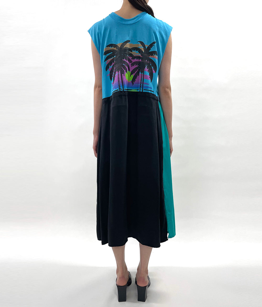 QUI×YEAH RIGHT!!〉PALM TREE DRESS with 小川暖奈/スパイク