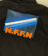 〈RefLite x NFFN〉BODYSONG. x NONTOKYO GRAFFITI COACH JACKET / ボディソングxノントーキョー グラフィティー コーチジャケット （BLACK）