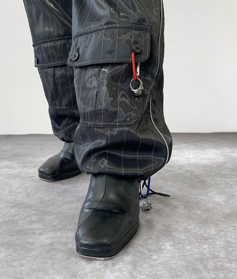 〈BODYSONG.〉 ReflectivestripeP（BLACK）