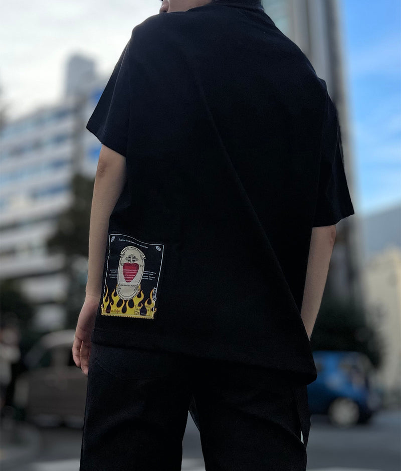 〈TENDER PERSON〉AMAING GRACE TEE / アメイジンググラスTシャツ（BLACK）