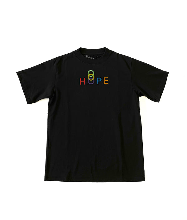 〈kudos〉HOPE T-SHIRT / ホープTシャツ（BLACK）
