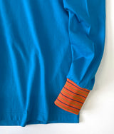 〈NONTOKYO〉PRINT LONG T-SHIRT(PEACE) / プリントロングスリーブTシャツ(PEACE)（BLUE）