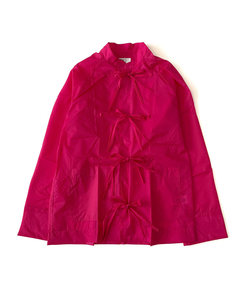 〈NONTOKYO〉RIBBON KUNG-FU SHIRT / リボン カンフーシャツ（PINK）