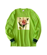 〈NONTOKYO〉PRINT LONG T-SHIRT(FLOWER) / プリントロングスリーブTシャツ(FLOWER)（GREEN）