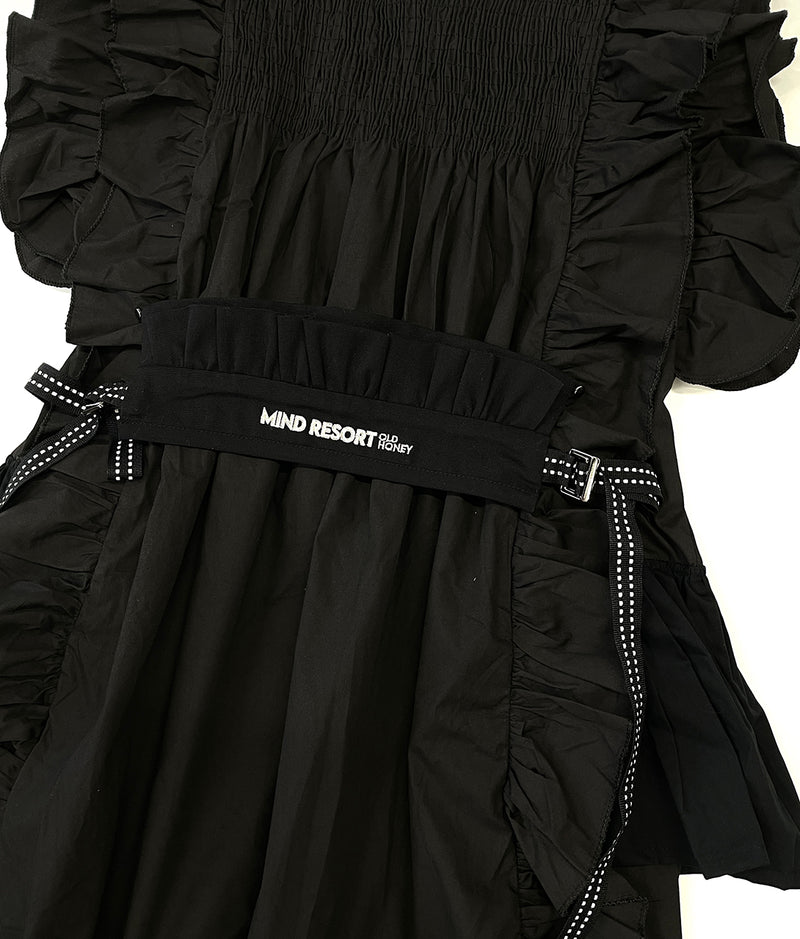 〈old honey〉72°C short dress / 72°C ショートドレス（BLACK）