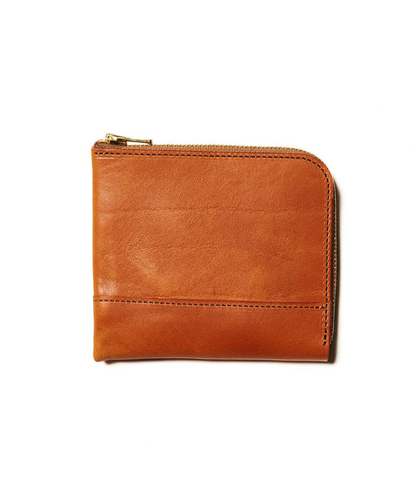 〈LIM DESIGN〉L Zip Small Wallet / Lジップスモールウォレット (BROWN)